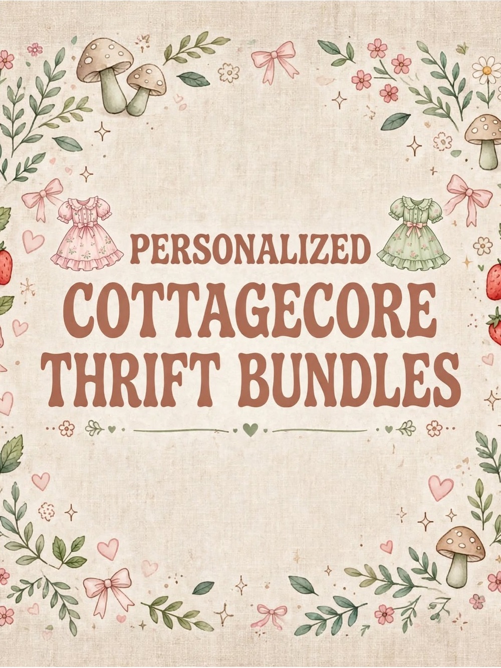 Personalized Cottagecore Thrift Bundles - 3-8+ Pieces Picked Just For You! 👗💛